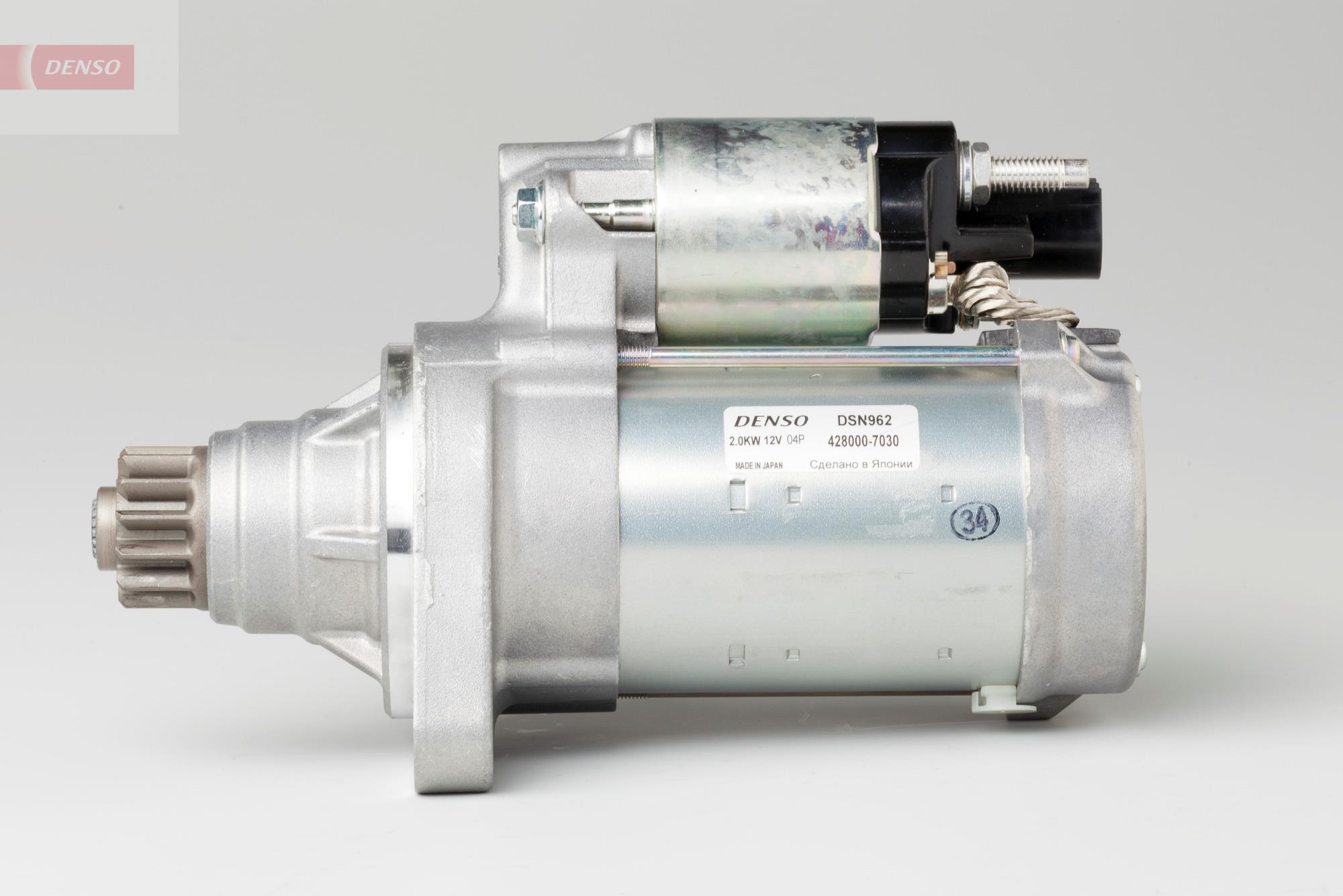 Marş Motoru 12v 13diş 2,0 Kw Volkswagen Tıguan 1.4 Tsı Tıguan Toureg 02m911024h | Denso Dsn962