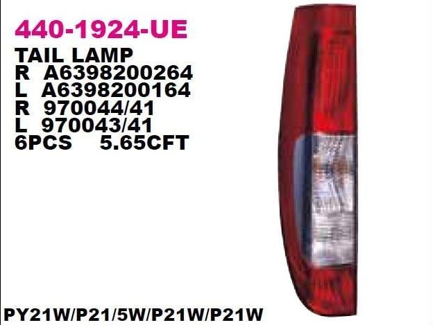 Stop Lambası Sağ Duysuz Mercedes W639 Em | Depo 4401924rue
