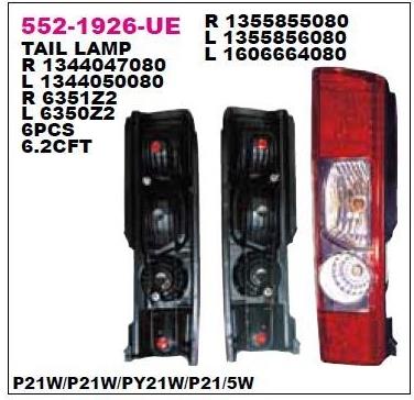 Stop Lambası Sol Citroen Jumper Peugeot Boxer Fiat Ducato 06- | Depo 5521926lue