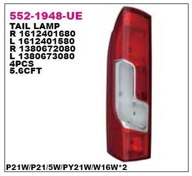 Stop Lambası Sol Citroen Jumper Peugeot Boxer Fiat Ducato 14- | Depo 5521948lue
