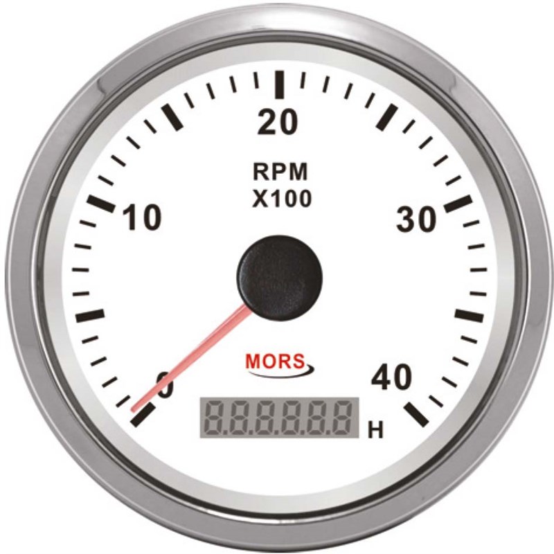 Mors Devir Göstergesi 4000 Devir Beyaz 12-24v |