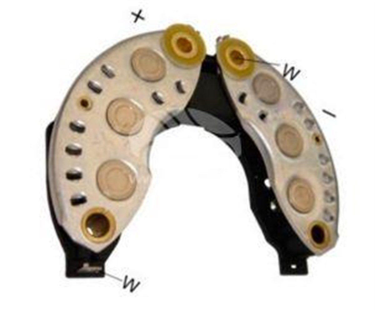 Diyot Tablası 115mm Valeo Tip +.- Tek Fişli Rp08 | Valeo 2521340