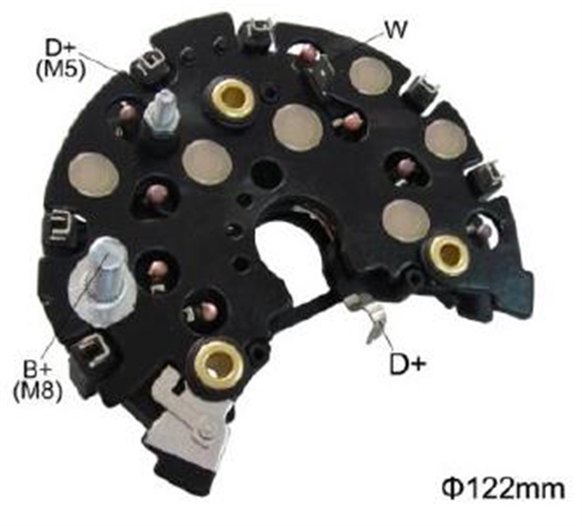 Diyot Tablası 122mm 12diyot Bosch Tip Mercedes Vito Sprinter 200 250 280 300 | Ith Wwıbr824