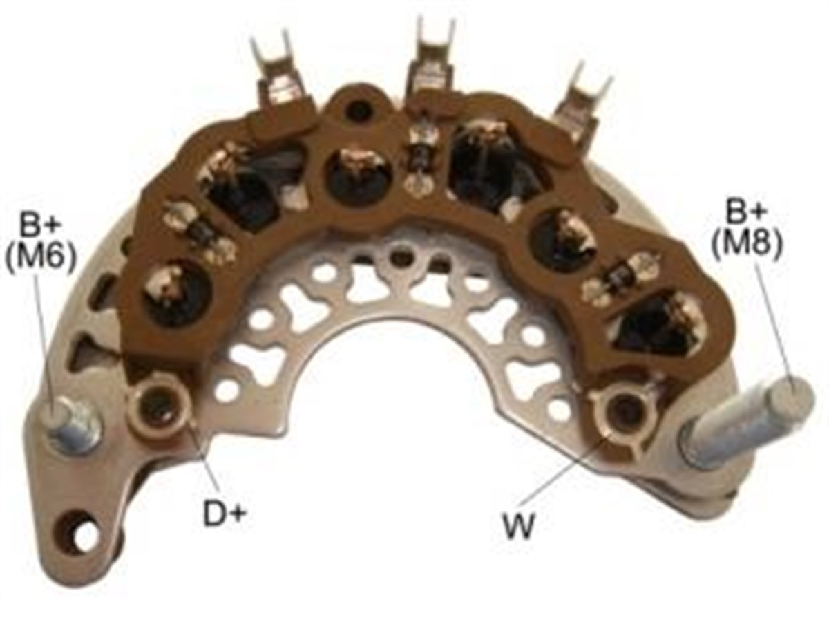 Diyot Tablası 6diyot 11sı Case Newholla Mercury Delco Tip | Ith Wwdr2206