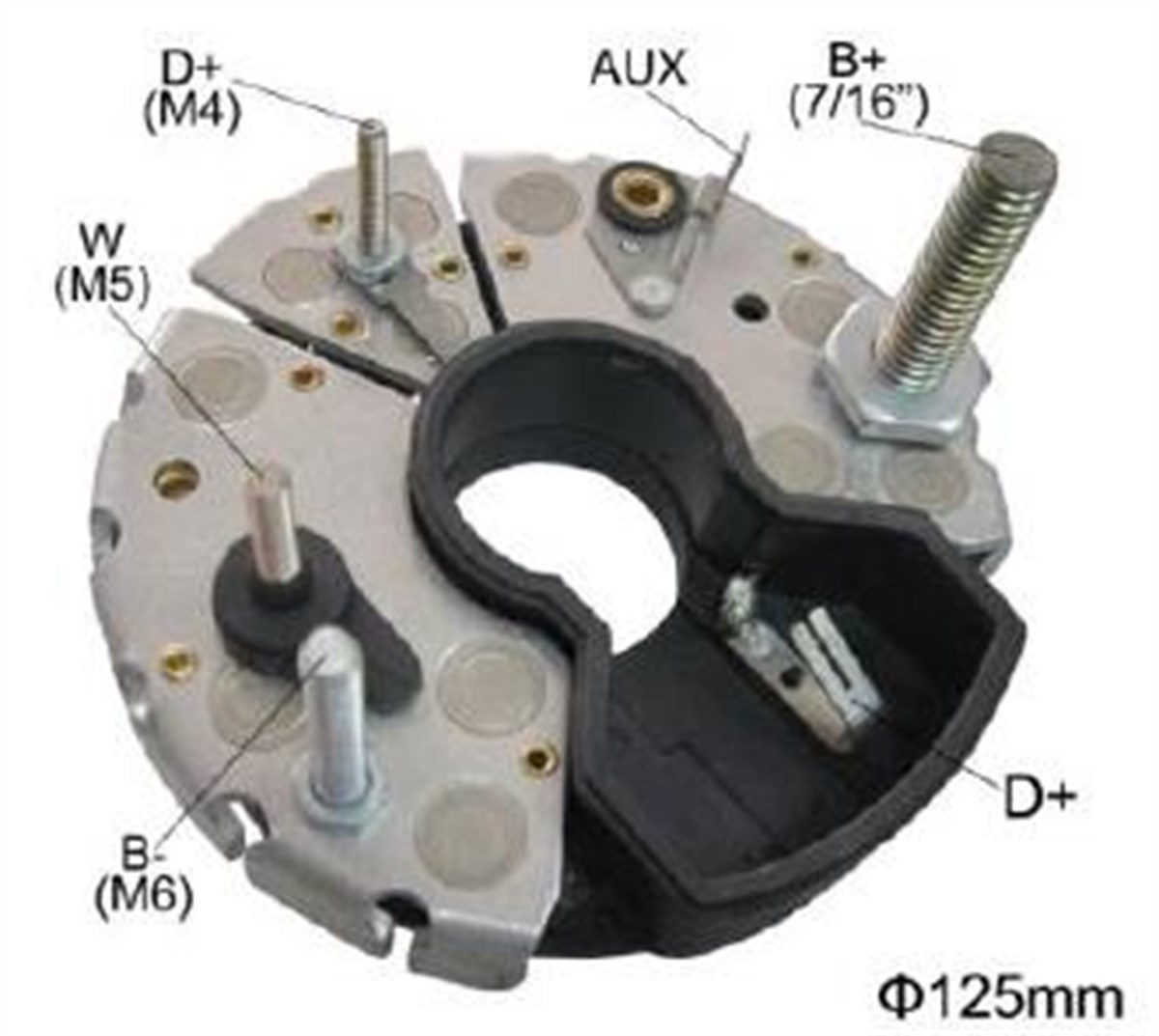 Diyot Tablası 8diyot Man Volvo Iveco Bosch Tip Kalın Civata New Holland Case Rb-67ha | Ith Wwıbr957