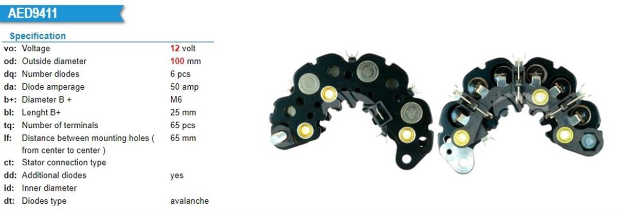 Diyot Tablası Daewoo Matıs Chevrolet Spark Chevrolet Kalos İkaz Diyotlu | Genon Gndd501a