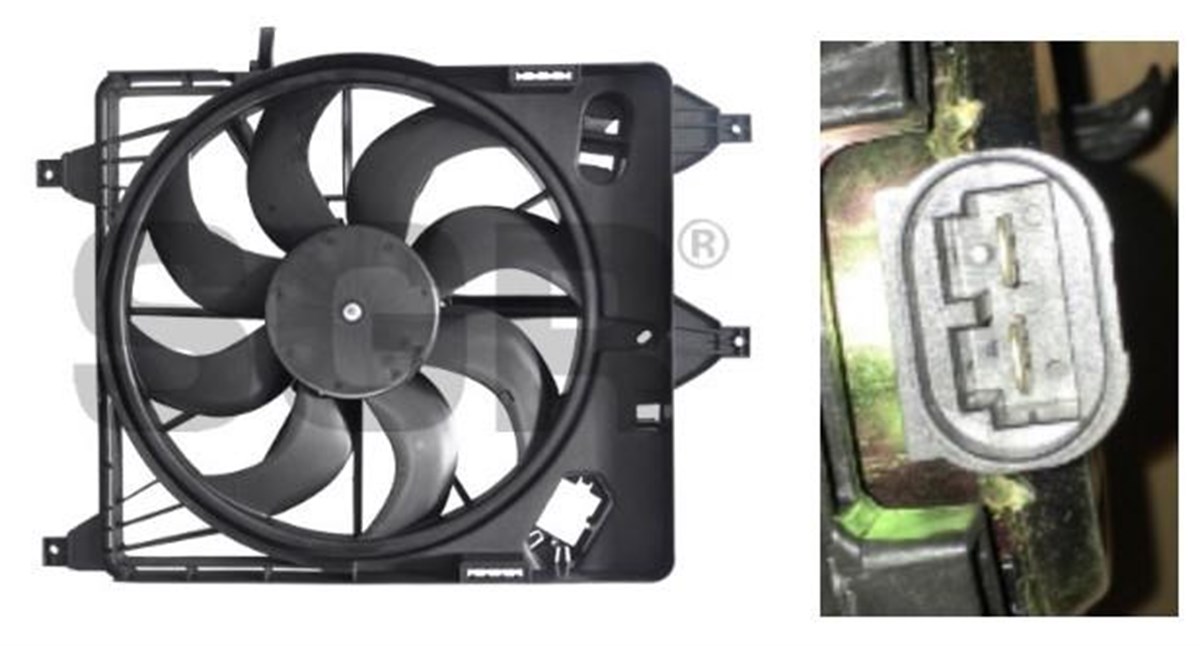 Fan Motoru 12v Clıo Symbol 08 Davlumbazlı Sgr59694 | Sgr 59694