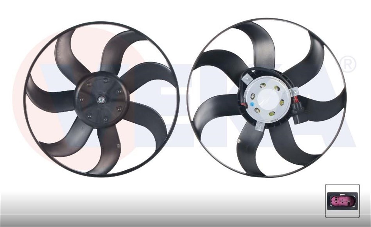 Fan Motoru 12v Seat Cordoba Ibıza Iv V Fabia Roomster Vw Polo 300w 390mm | Mga 83190