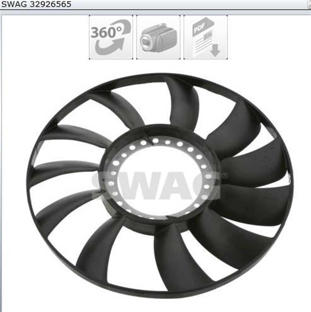 Fan Pervanesı Vısco Kavrama Icın Passat 96>05 A4 | Swag 32926565