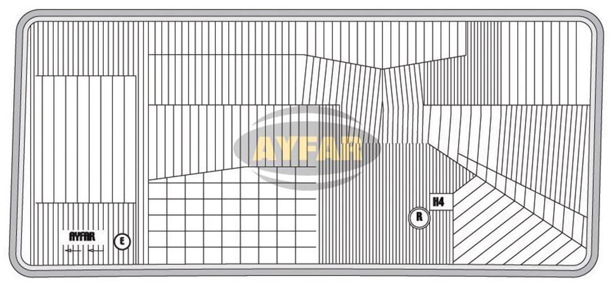 Far Camı Sağ Lada 2105 | Ayfar C11403