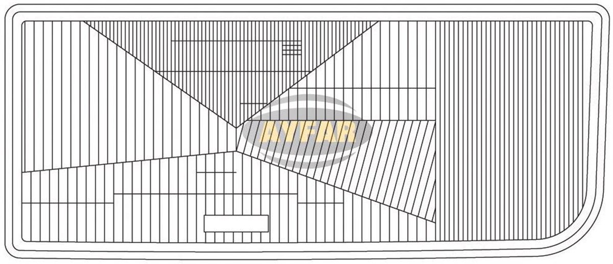 Far Camı Sağ Mercedes Axor Actros 97>>	 | Ayfar C11534