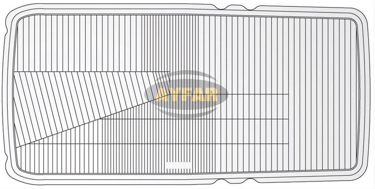 Far Camı Sağ Mercedes Kamyon 2521 2517 | Ayfar C11532