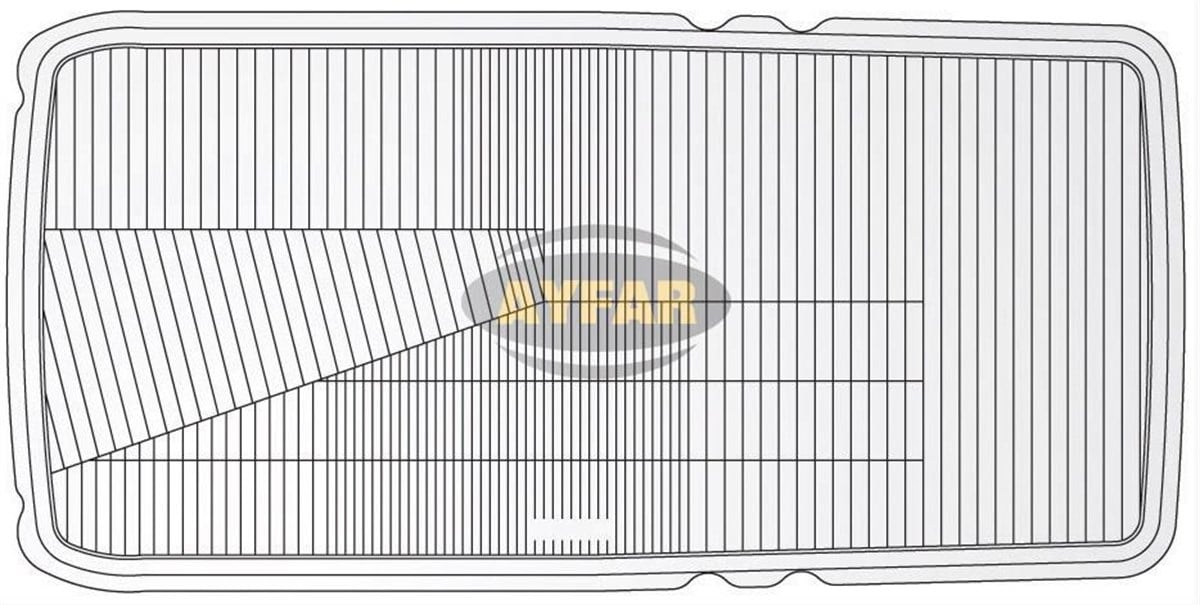 Far Camı Sağ Mercedes Kamyon 2521 2517 | Ayfar C11532