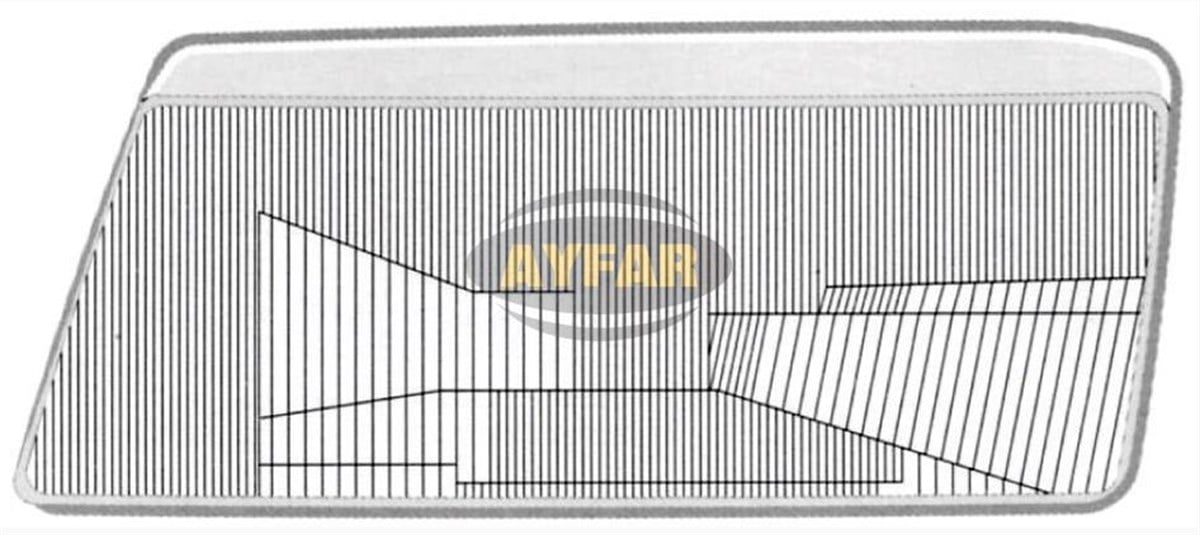 Far Camı Sağ Opel Vectra 1988-1992 | Ayfar C11444