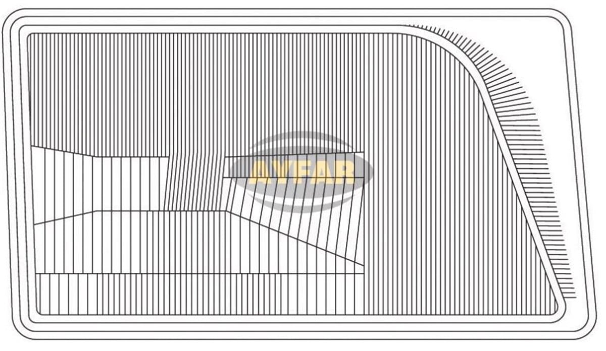 Far Camı Sol Mercedes 124 Kasa Ym | Ayfar C11453