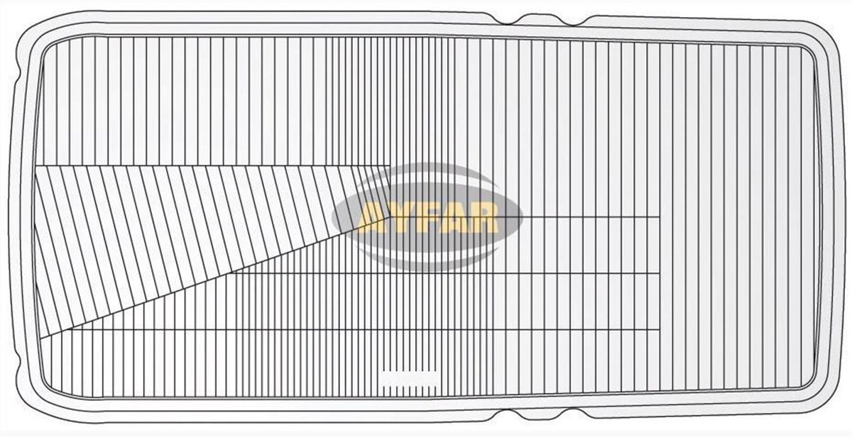 Far Camı Sol Mercedes Kamyon 2521 2517 | Ayfar C11533