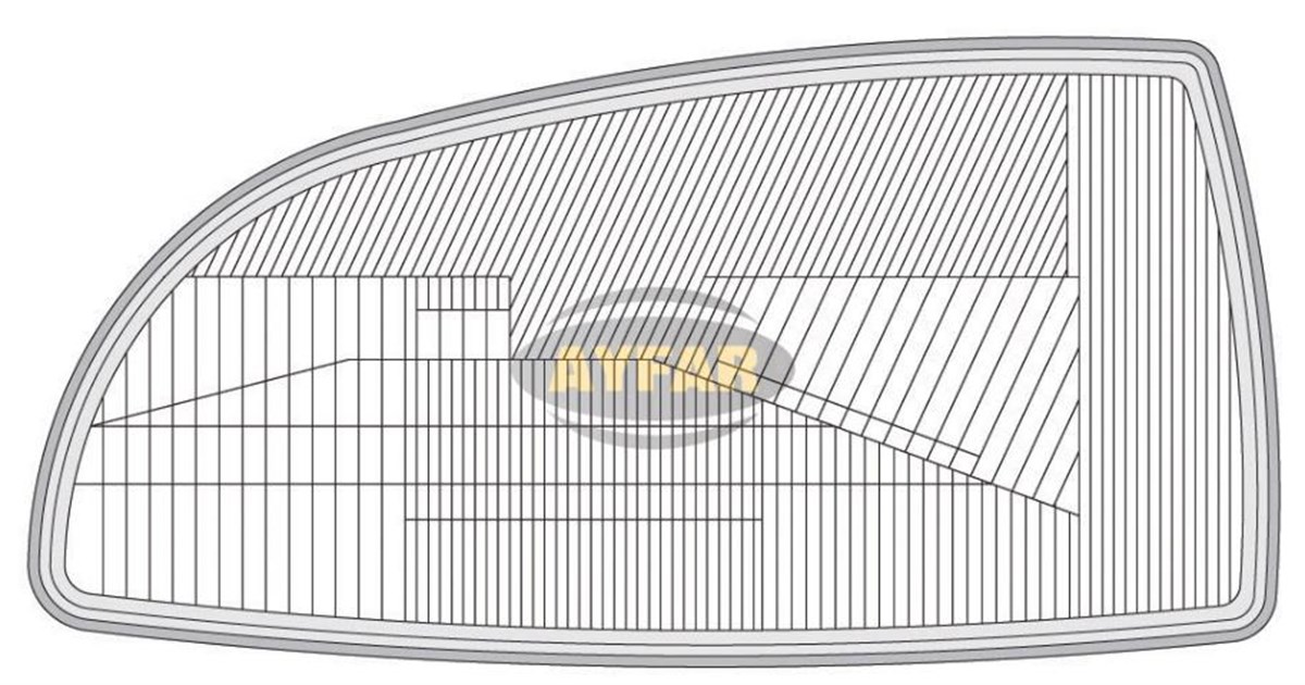 Far Camı Sol Renault Clio 96 | Ayfar C11226