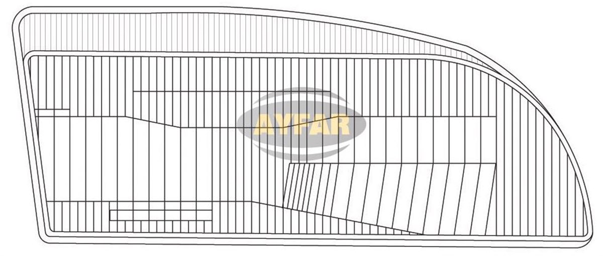 Far Camı Sol Toyota Corolla 1992-1998 (efsane Kasa) | Ayfar C11429