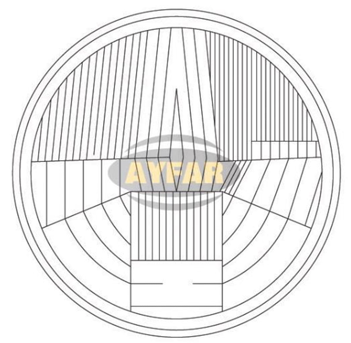 Far Camı Üniversal Traktör R12 H1 | Ayfar C11505