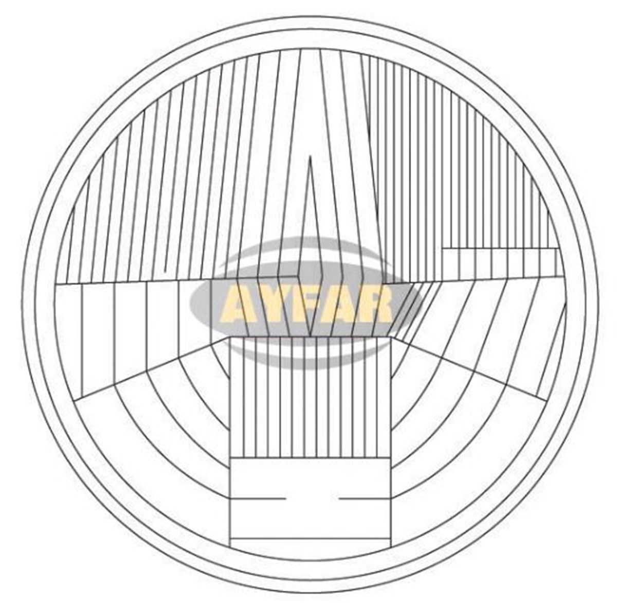 Far Camı Üniversal Traktör R12 H1 | Ayfar C11505