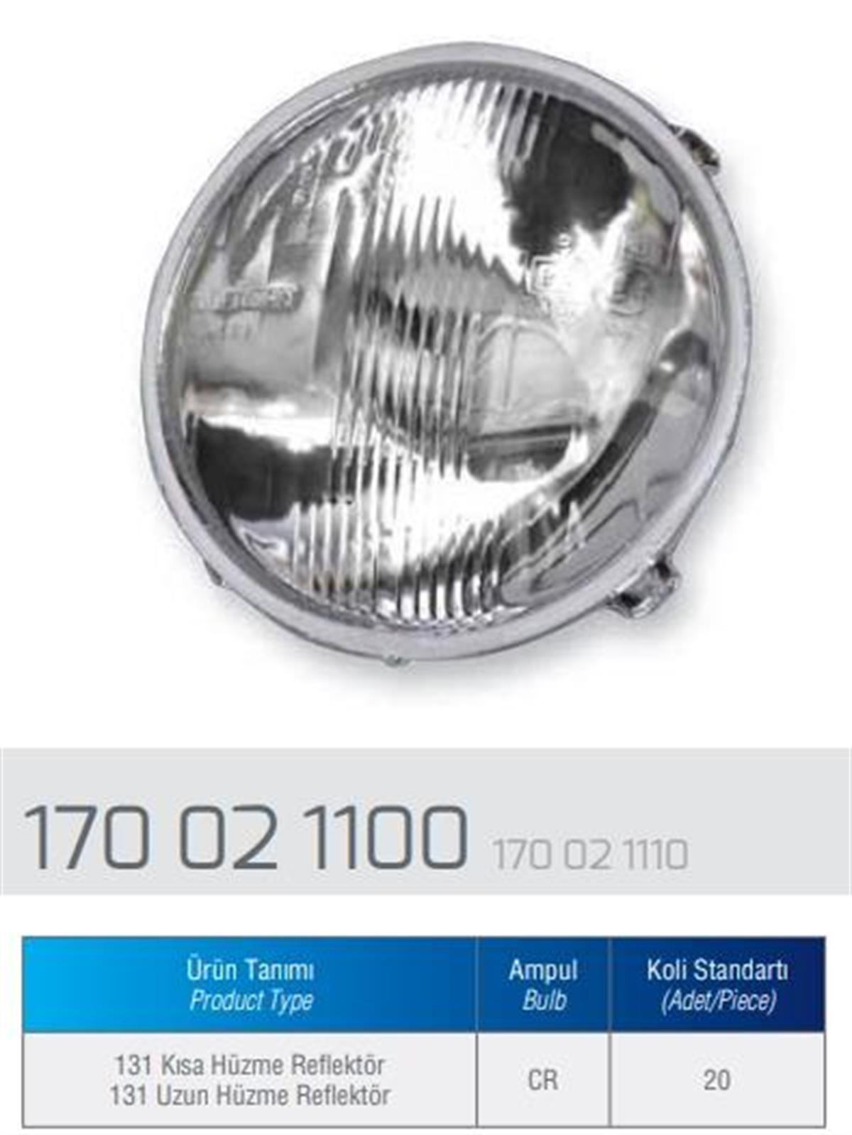 Far M131 Kısa M131 Kartal Uzun Reflektor İç Ayg 1100 | Aygersan 170021100