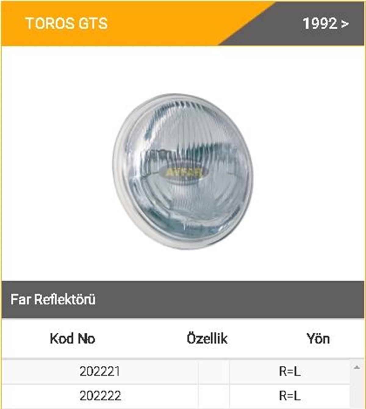 Far R12 (h1) Ayf202221 | Ayfar 202221