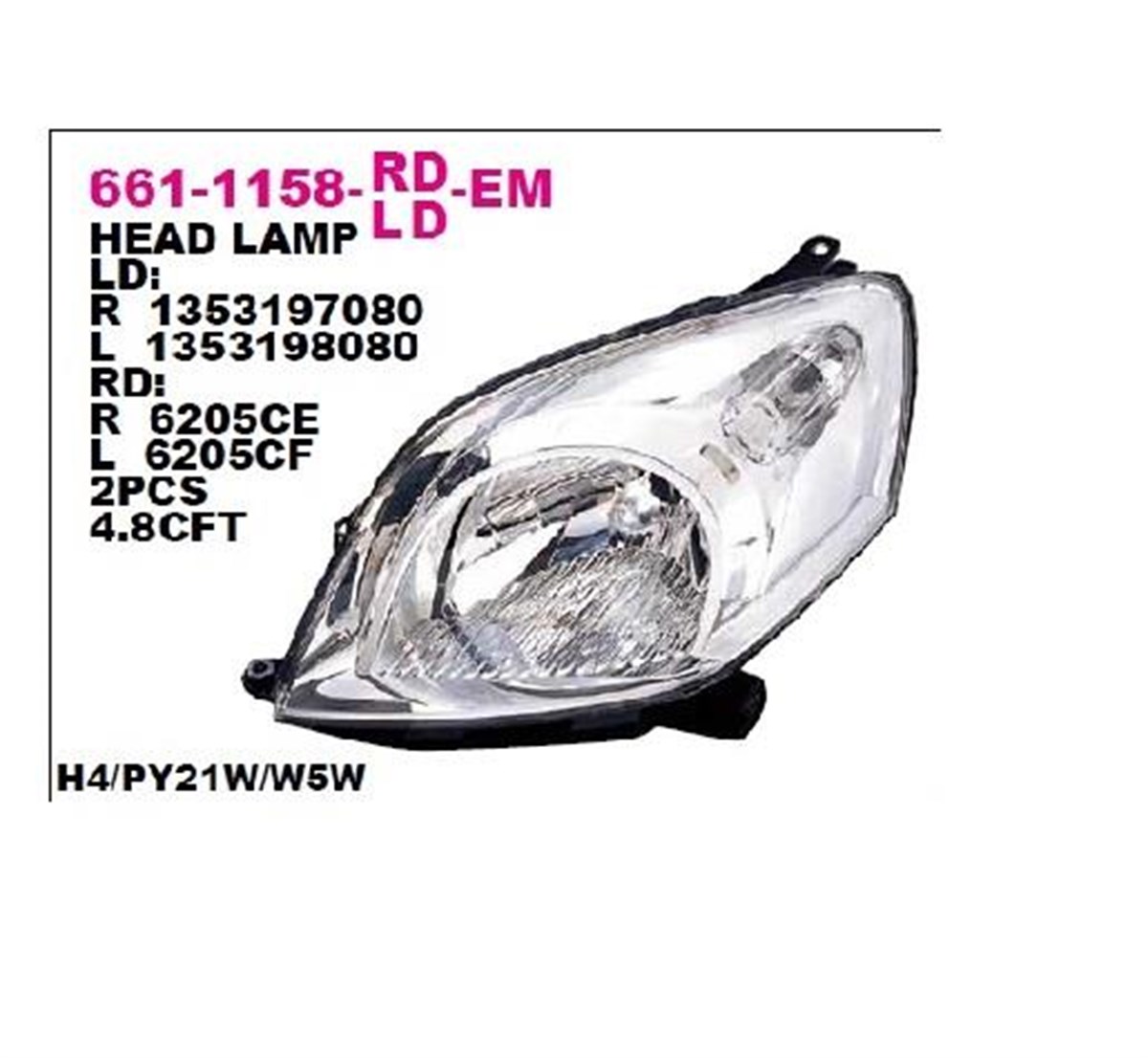 Far Sağ Fiat Fiorino Bipper 45560111 | Mako 45560111