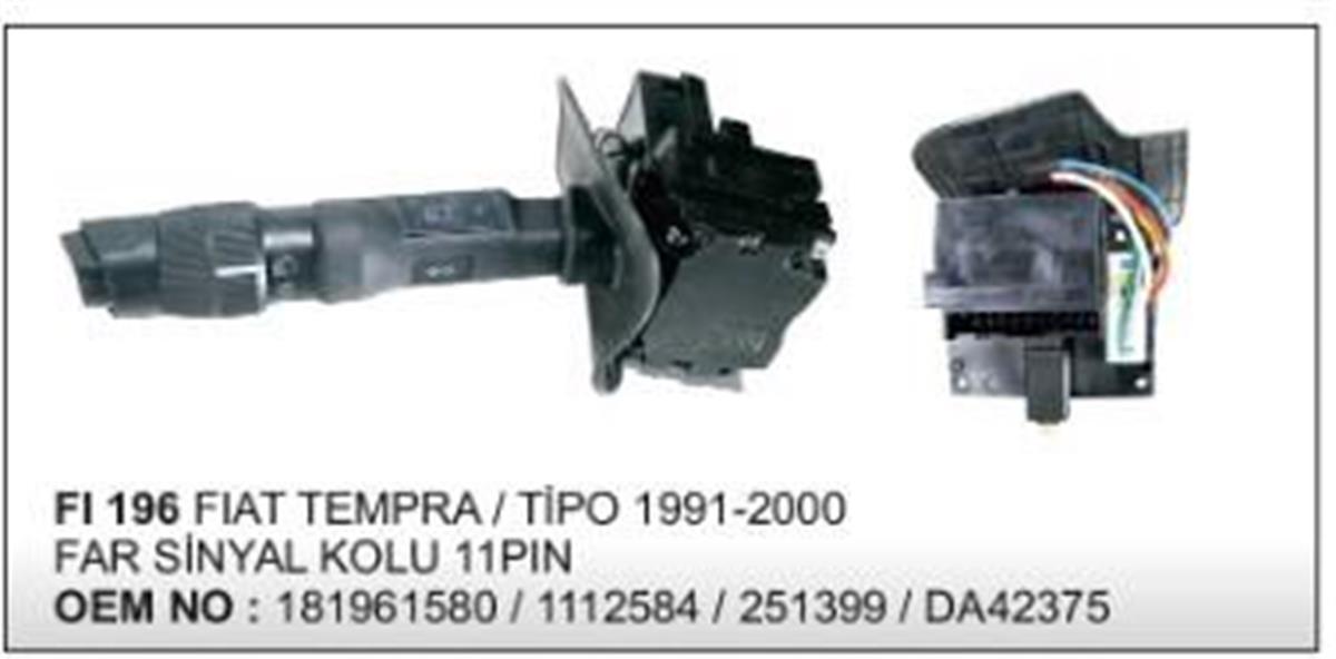 Far Sinyal Kolu Komp Tempra Tipo 91 01 11Pin Sgr 32935 | Vertex Fı196