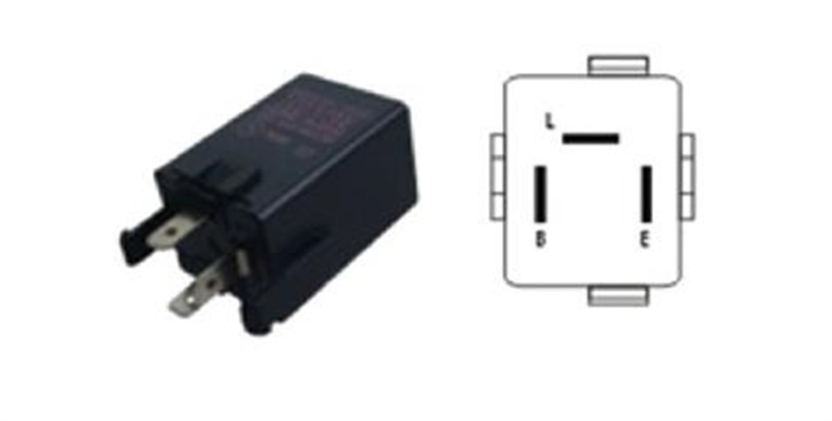 Flaşör 12v 3 Uç Mıtsubıshı L200 L300 9555039000 Mb302374 0665001800 | Vertex Vf1280