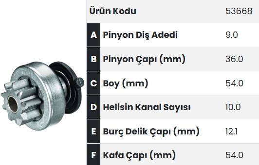 Marş Dişlisi 9diş Fiat Ducato Pejo Boxer Cıtroen Jumper 2,8 J10 |