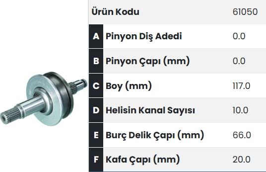 Marş Dişlisi 20diş Nissan Pajero (dişli Ucu Yok) Nissan Yale Mazda Mıtsubıshı Pajero Canter L200 L300 |