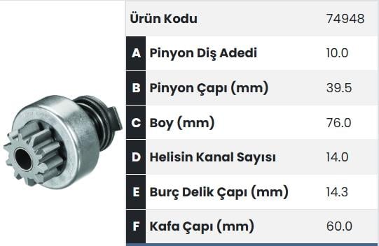 Marş Dişlisi 10diş Iskratip Masset Ferguson Pantom 3050 3060 Perkins Motor Erkunt Traktör Hidromek Kepçe Traktör Beko Loader |