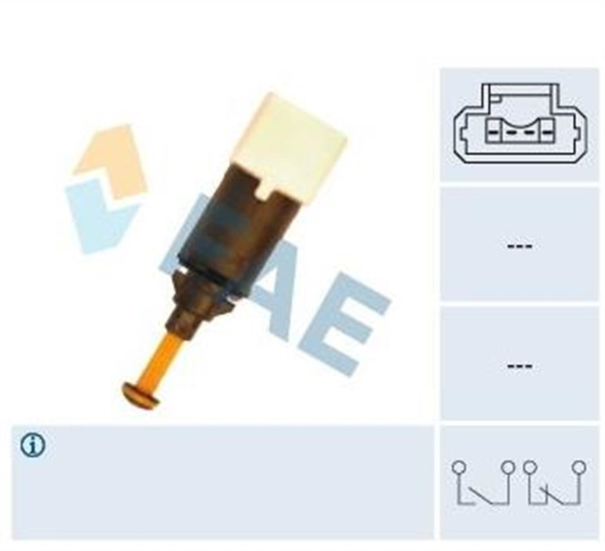 Fren Müşürü Cıtroen C2 C3 Pluriel C5 Xsara Iı P206 P307 P607 Berlingo Iı Partner Iı 4fiş | Fae 24898