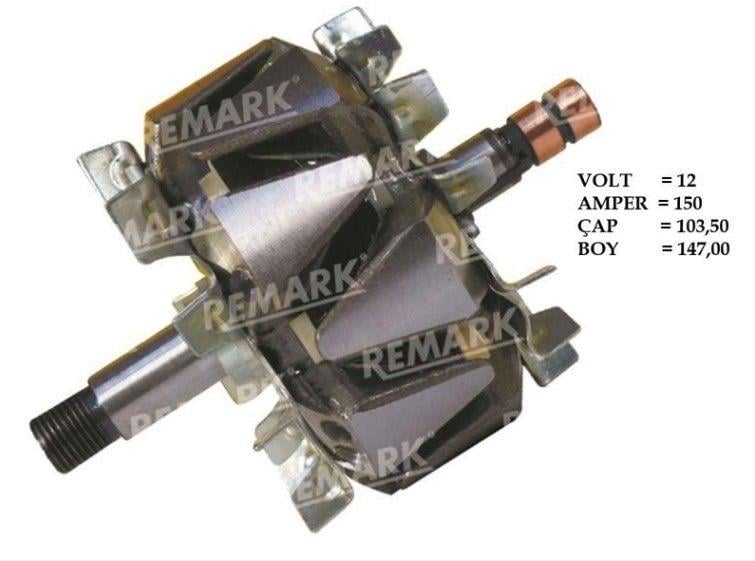 Rotor 12v 150ah Bosch Tip Fiat Ducato Boxer Jumper Renault Dacia Dokker Lodgy Iveco Daily Vı Peugeot Boxer Cıtroen Jumper | Gpa Xrt3720