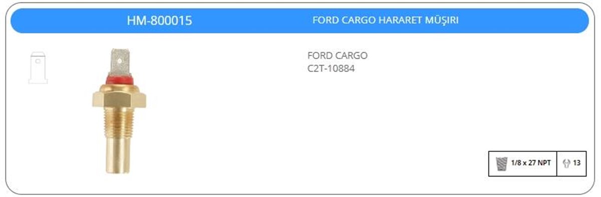 Hararet Müşürü Ford Cargo | Klf Hm800015