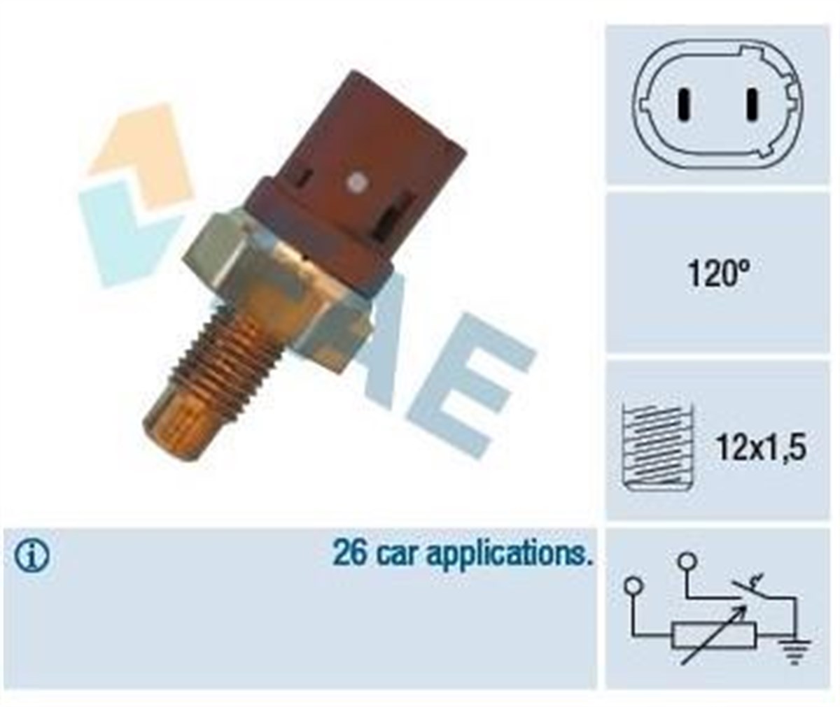 Hararet Müşürü Laguna I Volvo S40 V40 N7q | Fae 34390