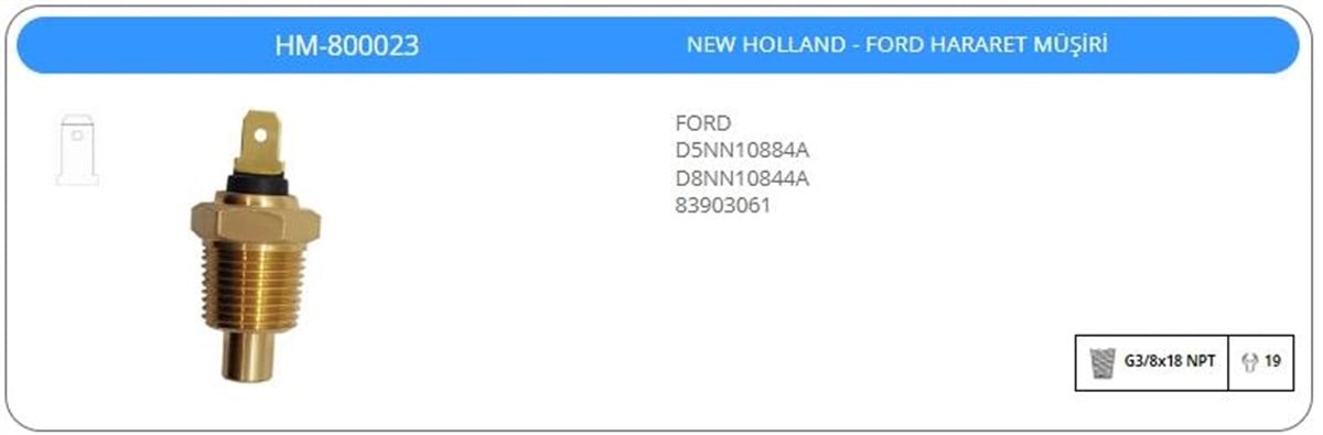 Hararet Müşürü New Holland Ford | Klf Hm800023