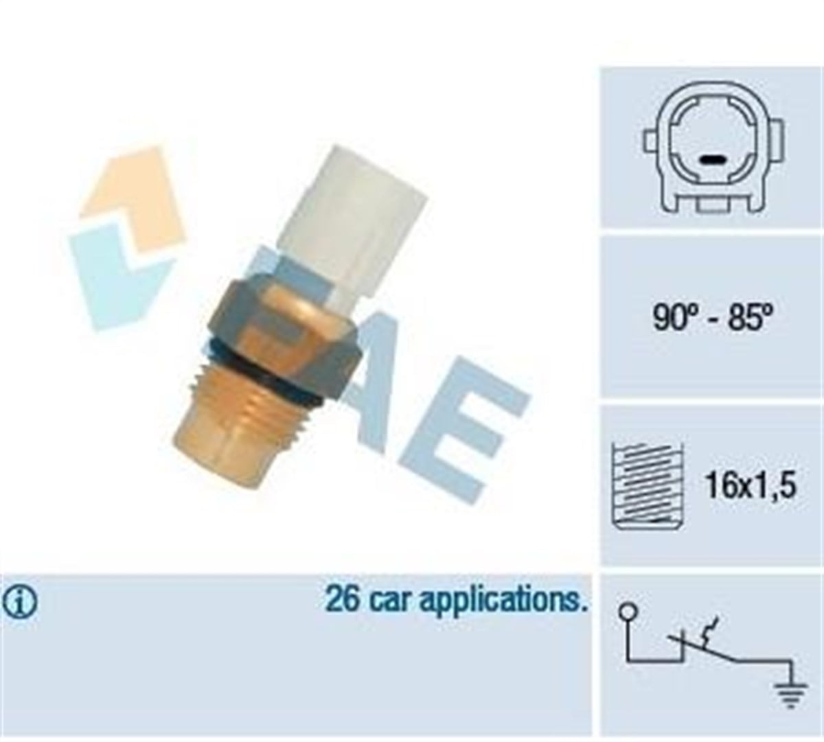 Hararet Müşürü Toyota Corolla Carına 93-97 Celıca Corolla 97-00 Beyaz Soket | Fae 36710