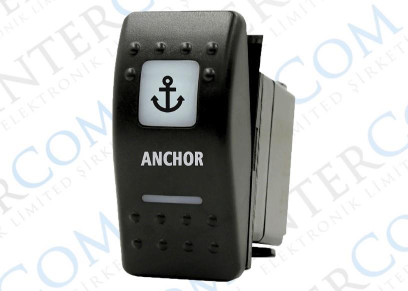 Switch Anahtar On-of-on-(yaylı) 12v-24v-çapa Irgat Ledli |
