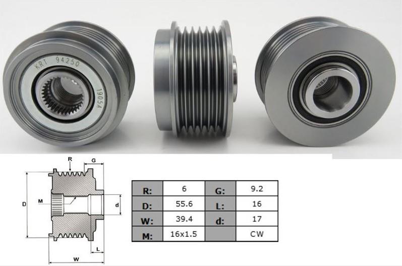 Alt.kasnağı 6kan Skoda Ibıza Cordoba | Ina 535006010