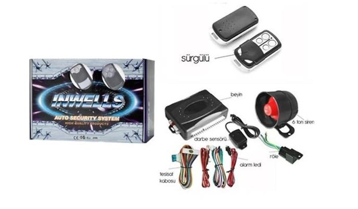 İnwells 12v Alarm Uzaktan Açma-kapama Kumanda Beyni |