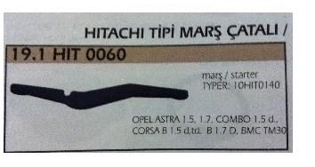 Marş Çatalı Bmc Tm30 Opel Astra Corsa Combo Bmc Tm30 0060 | Ith Rc191hıt0060