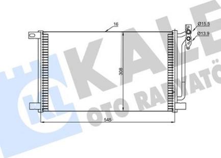 Klima Radyatörü Bmw 3 Serısı (e46) 318 D 320 D 330 Xd 1998-2005 / X3 (e83) 2.0 D 3.0 D 2004-2010 | Kale 345615