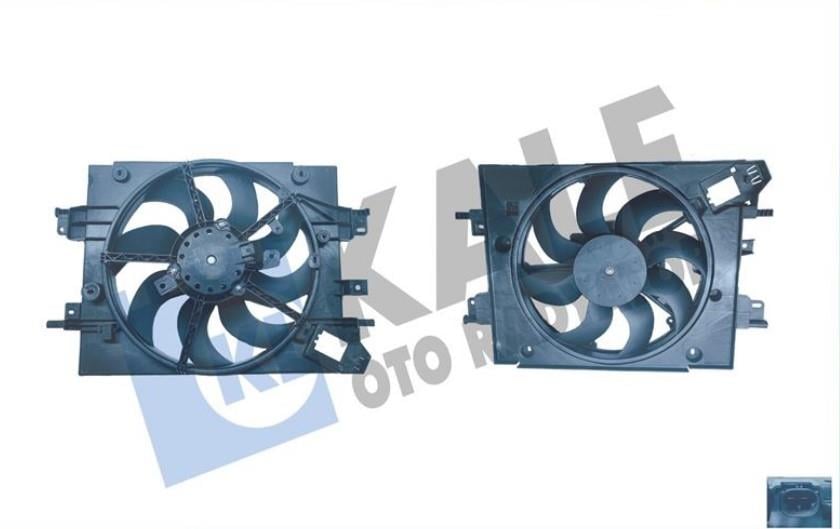 Fan Motoru 12v Dacıa Duster 10- Lodgy 12- Dokker 12- Renault Captur 13- Davlumbazlı Teklı Fanlı Rezıstanslı | Kale 356065