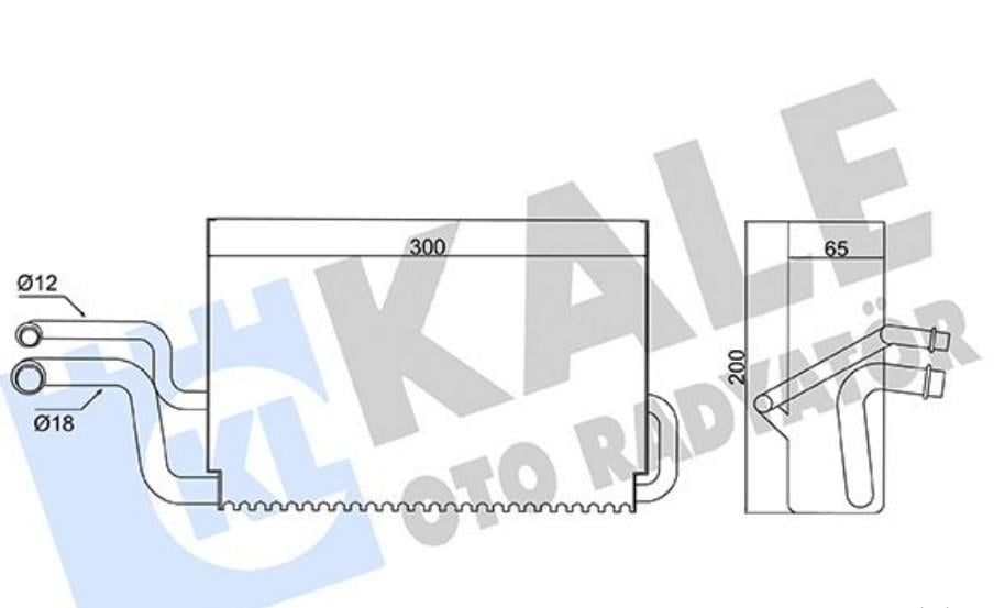 Klima Radyatörü Evaporatör (iç Petek) Man Tgs Tgx Euro6 | Kale 359870