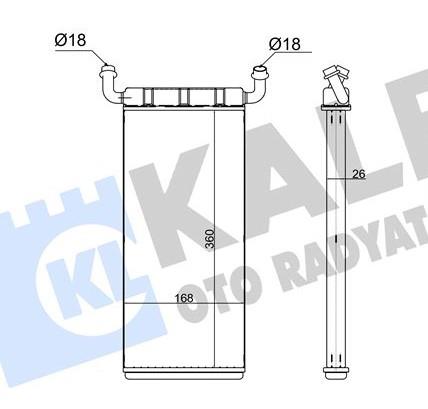 Kalorifer Radyatörü Mercedes Vito 03- Viano 03-mercedes Vıto (w639) 111 Cdı 113 Cd 115 Cdı 116 Cdı 110 Cdı 109 Cdı A0038357501 | Kale 370765
