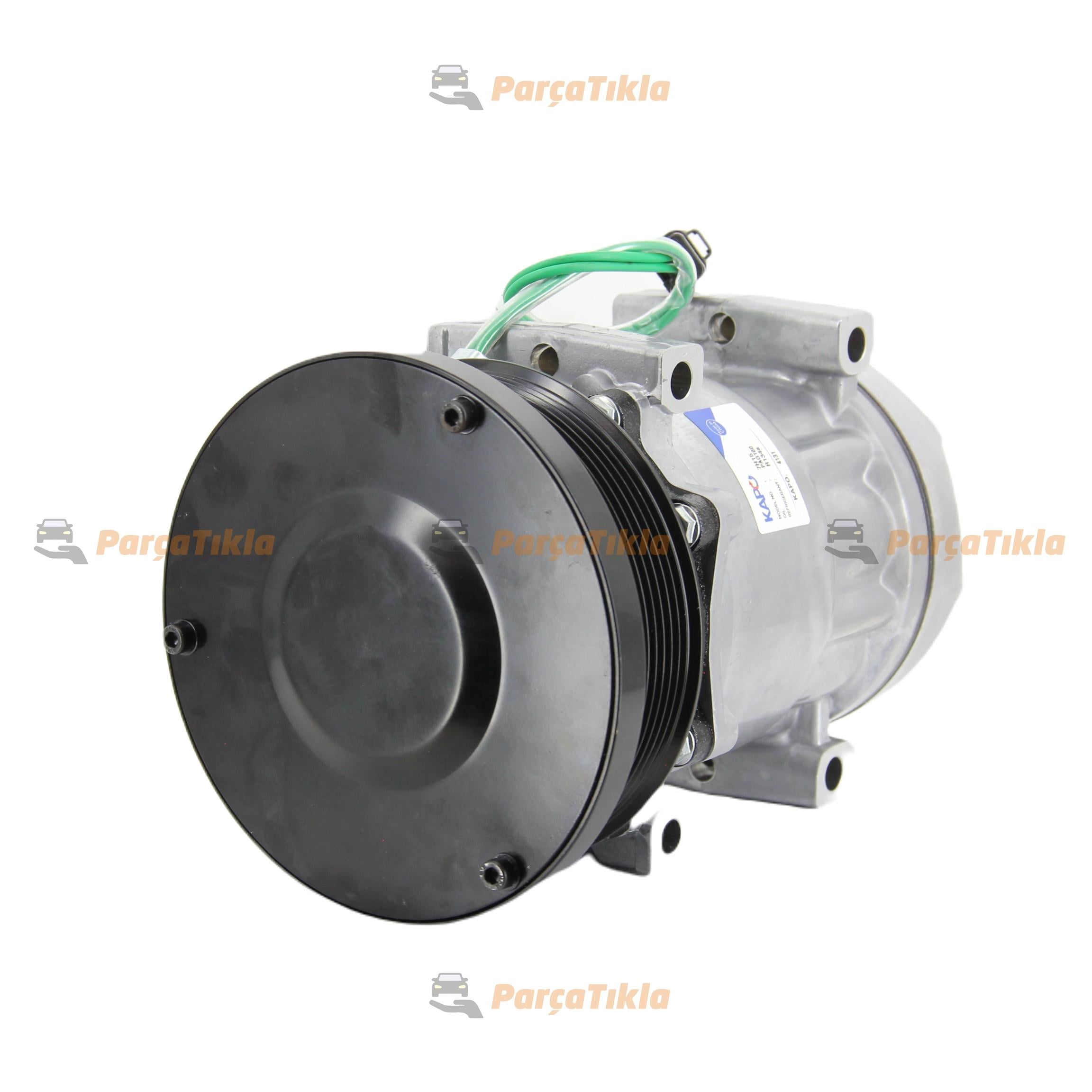 Klima Kompresörü 24v 8pk 133mm 7h15 Cat Caterpillar İş Makinası Bloktan Bağlantı Cat 3949671 1630872, 3949671, 1630872, 39496 | Kapo 4131