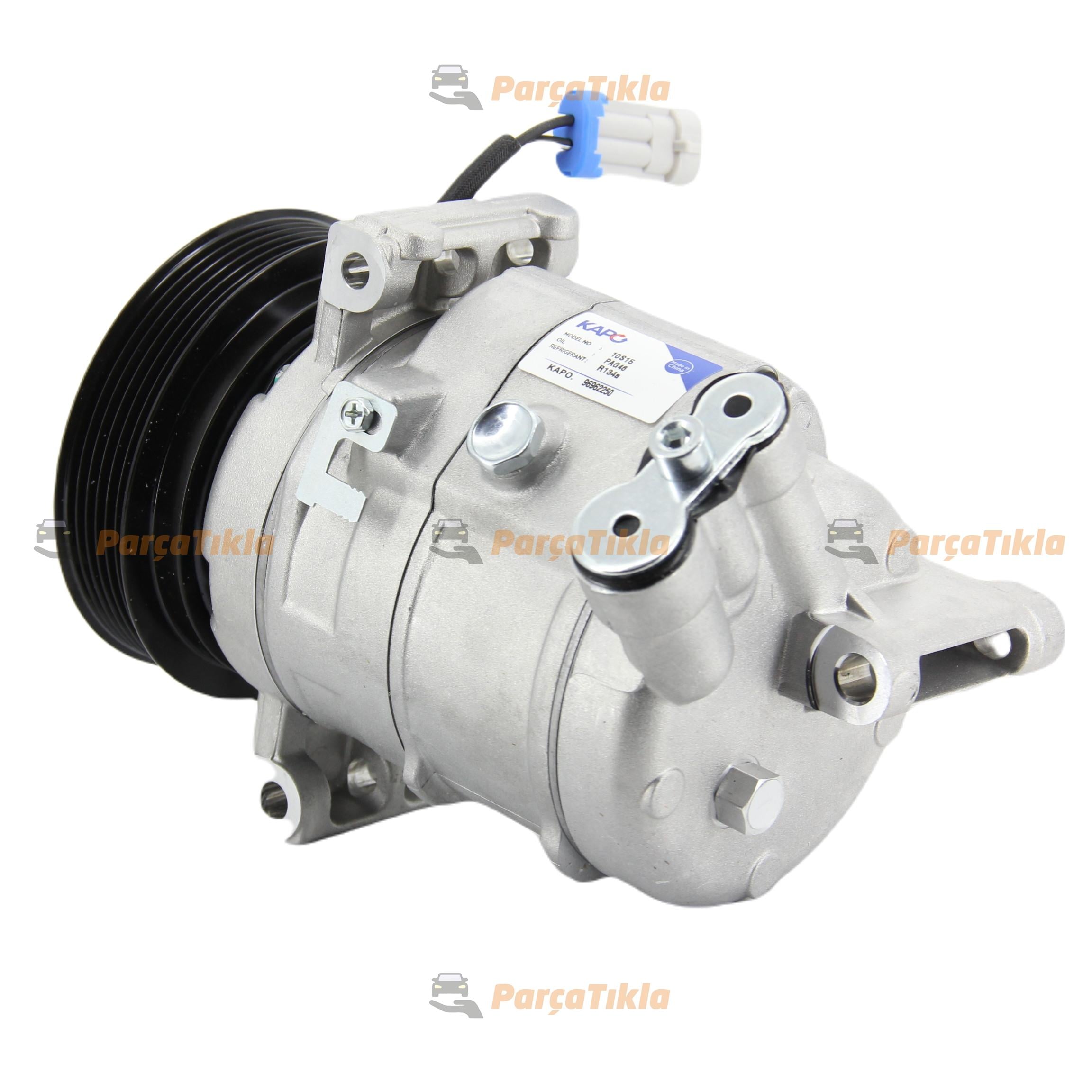 Klima Kompresörü 12v 6pk Opel Astra Chevrolet Cruze İnsignia Kansnak Çapı :120mm Kapo 96962250 42010289 | Kapo 96962250