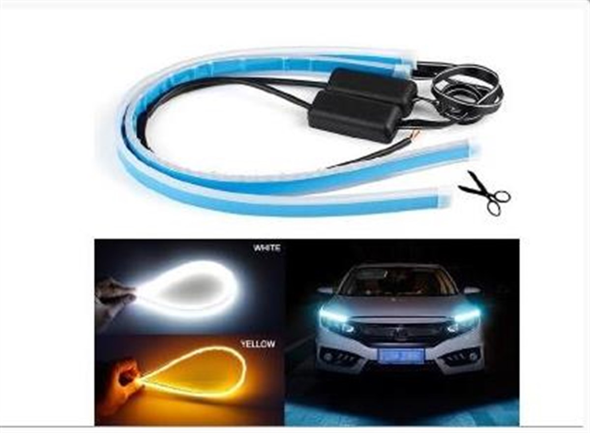 Kayar Led 60cm Silikonlu Sarı-beyaz Led | Kgn 0806076