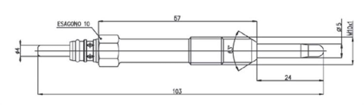 Kızdırma Bujisi 11v Fiat 1,9 Doblogx103 | Cre Gx103
